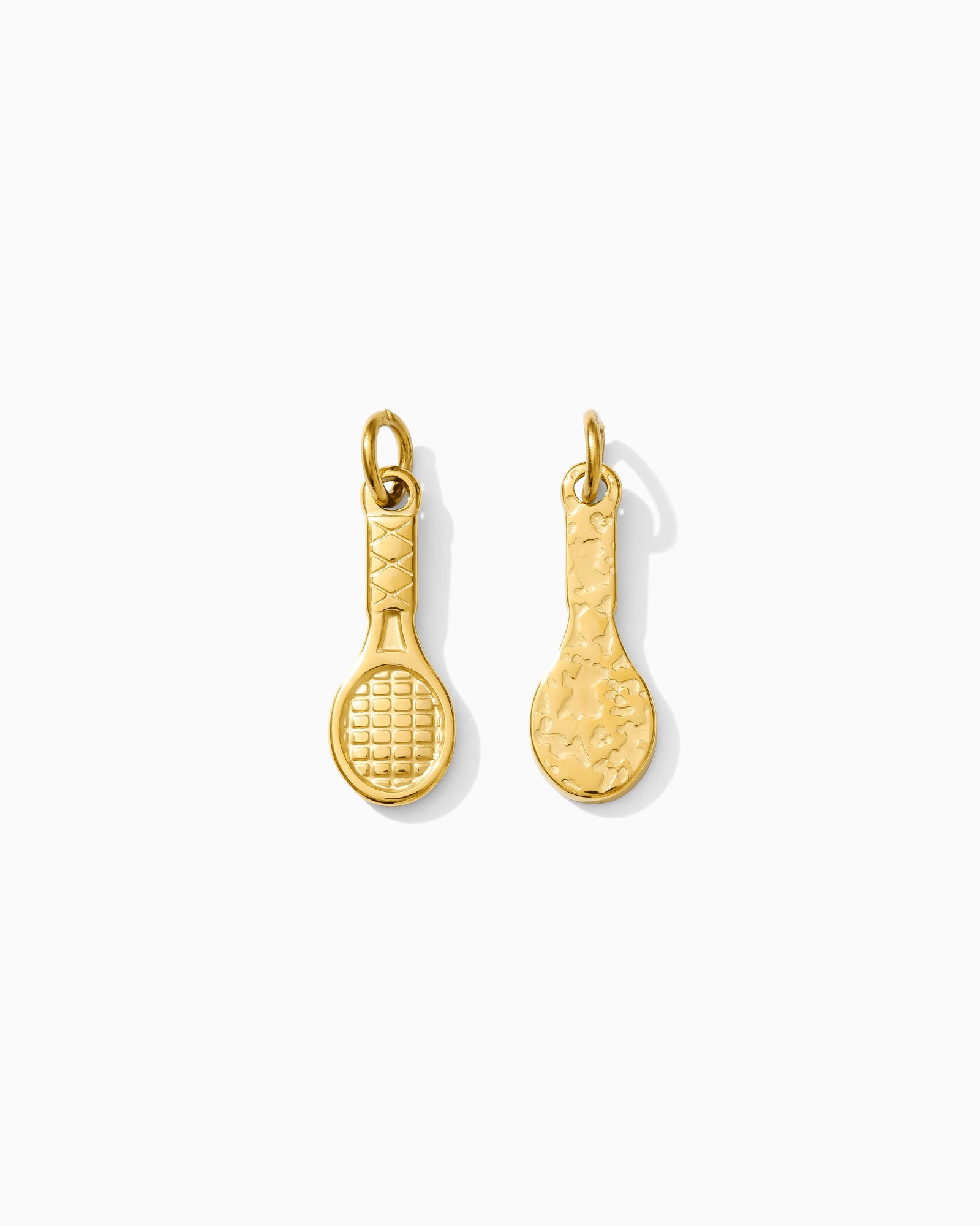 21mm Tennis Racket PVD Charm, CH391