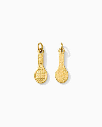 21mm Tennis Racket PVD Charm, CH391