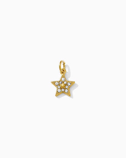14mm Star w/ Multi Zircon PVD Charm, CH396