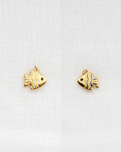 15mm Tropical Fish PVD Charm, CH443