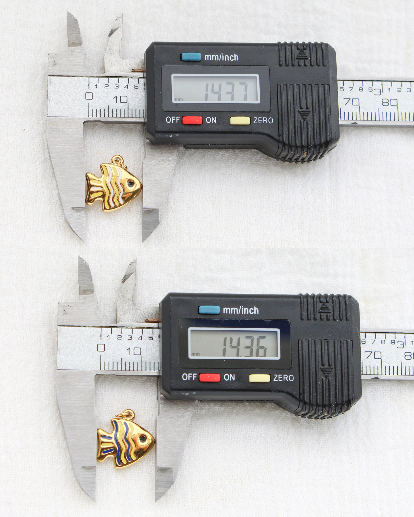 15mm Tropical Fish PVD Charm, CH443