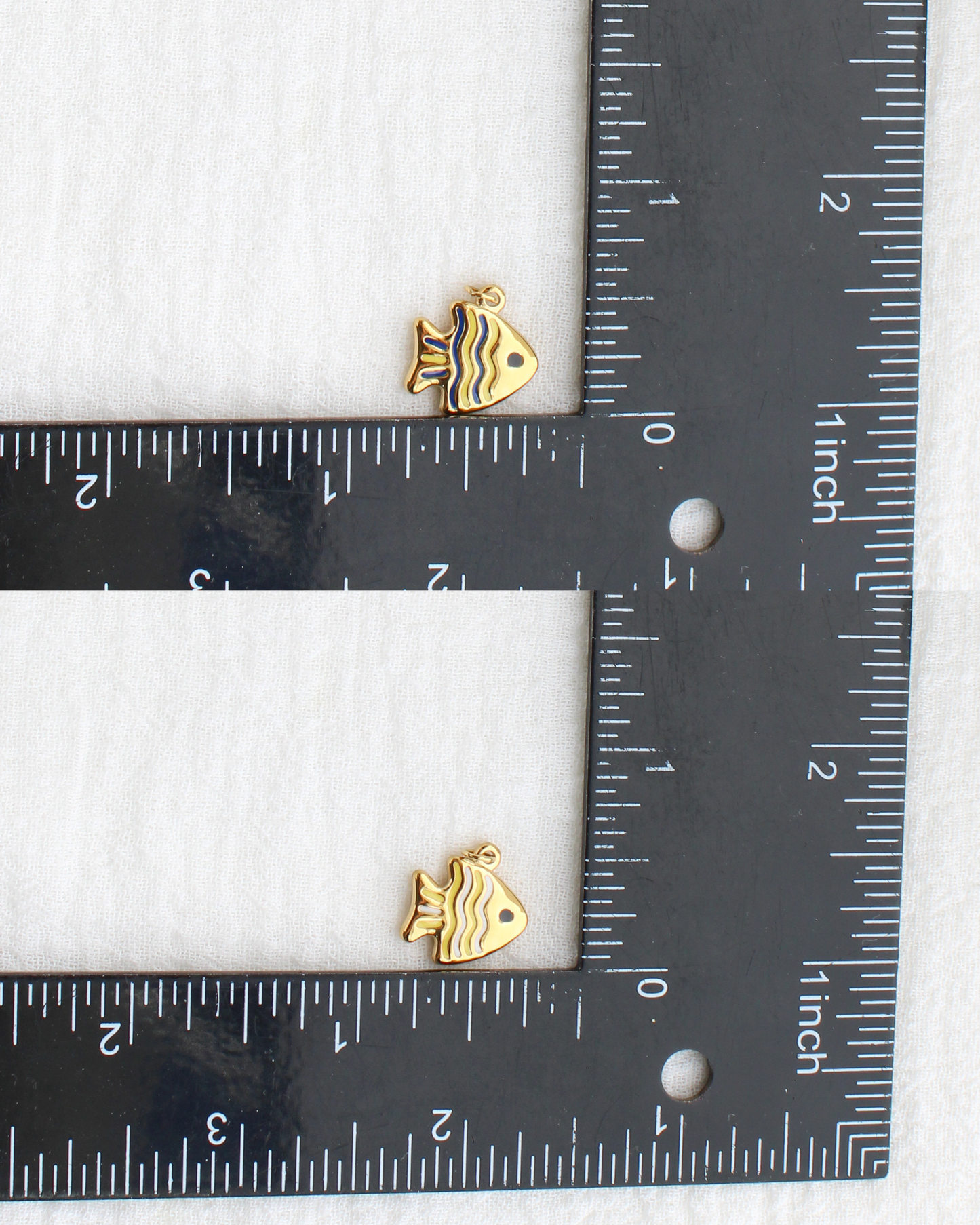 15mm Tropical Fish PVD Charm, CH443