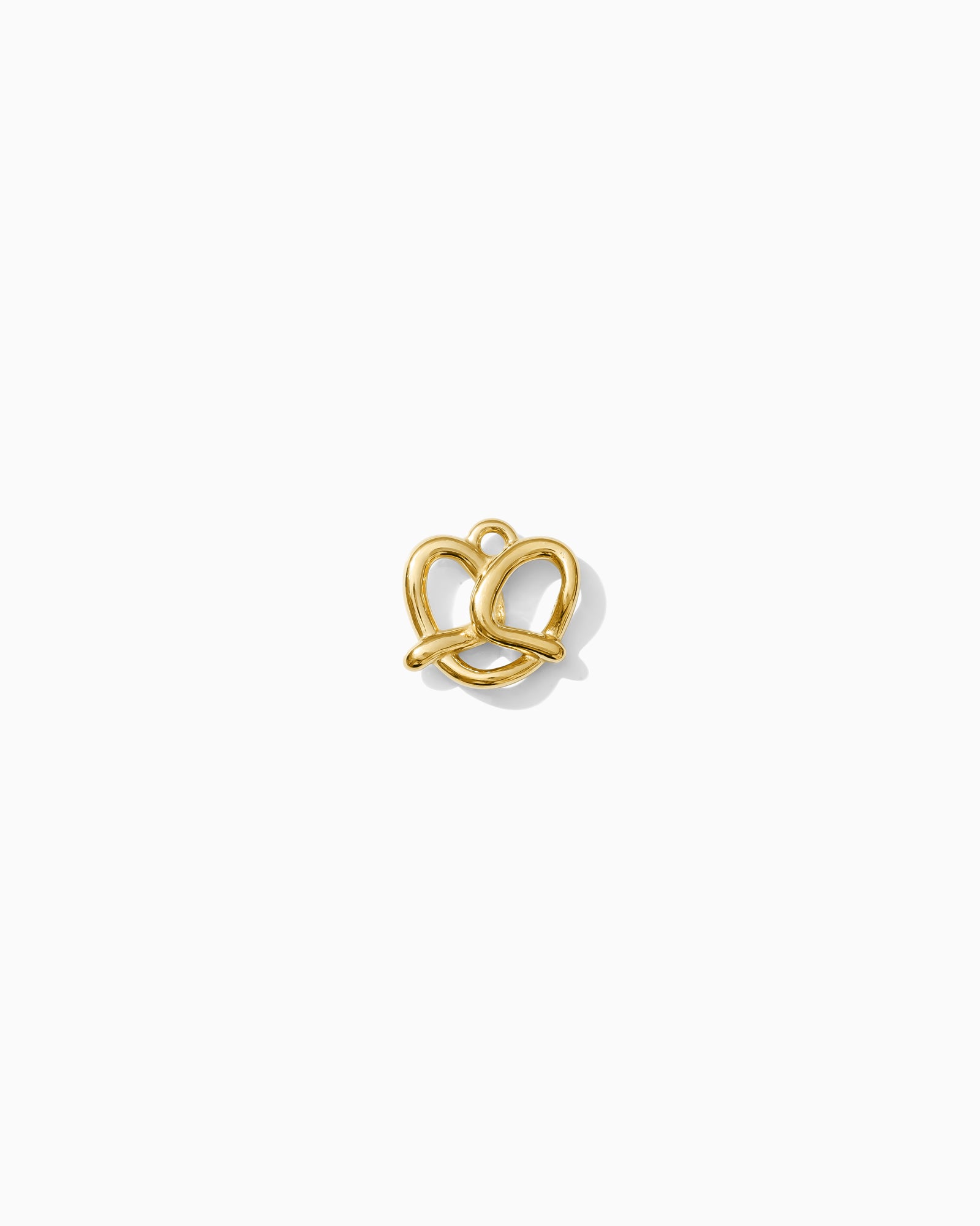 12mm Mini Pretzel PVD Charm, CH444