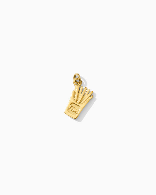 18mm Fries PVD Charm, CH467