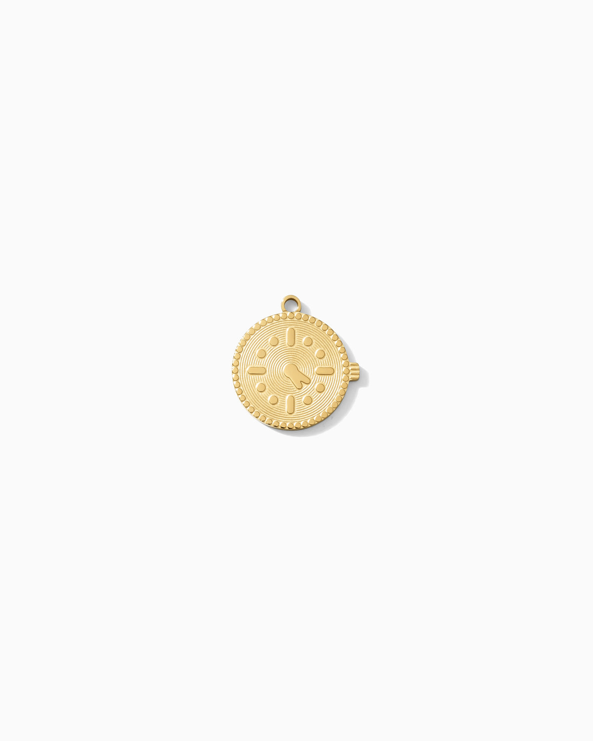 16mm Clock PVD Charm, CH502