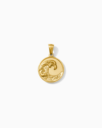 21mm Wave Disc PVD Charm, CH506