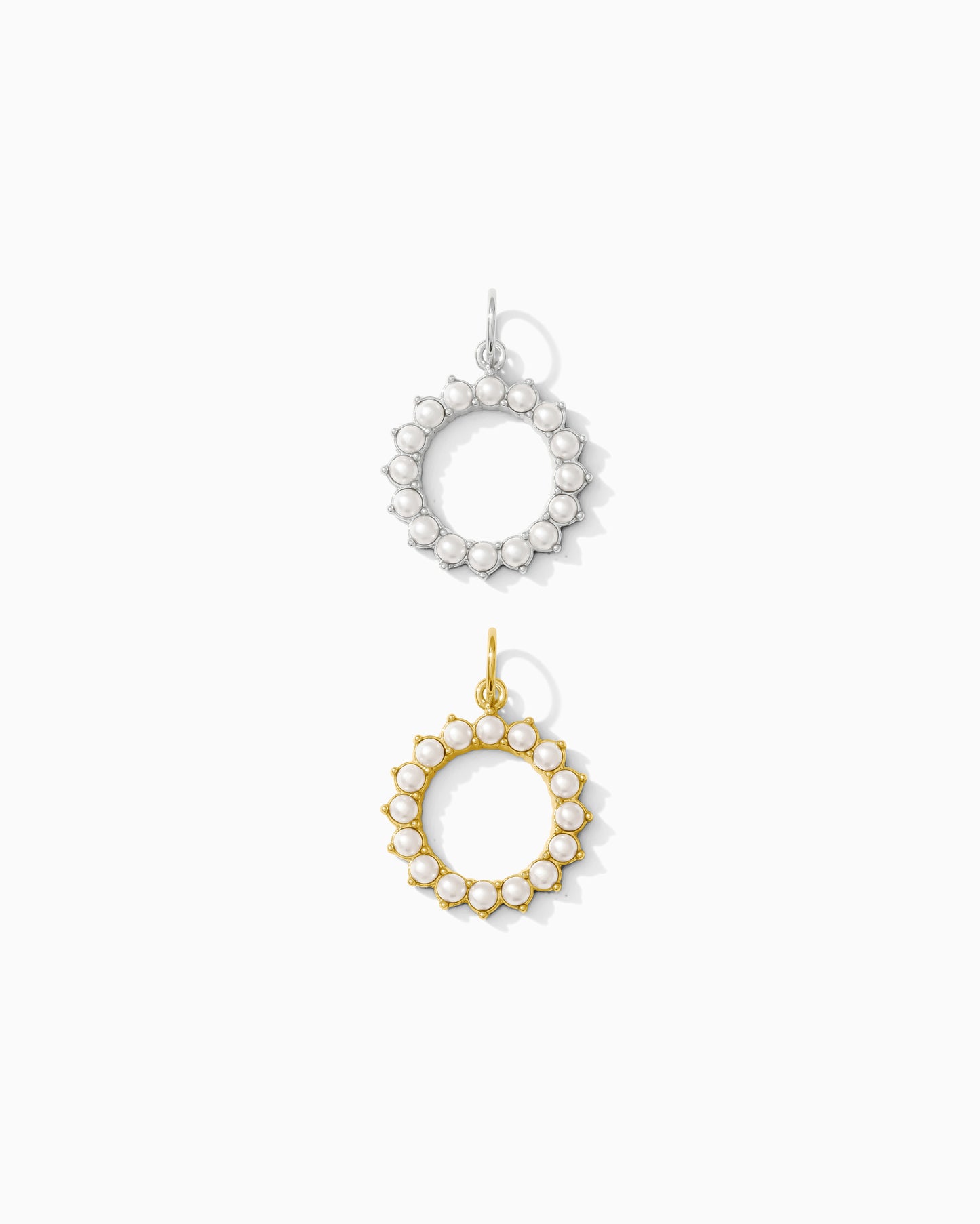 Pearl Open Circle Charm, CH68