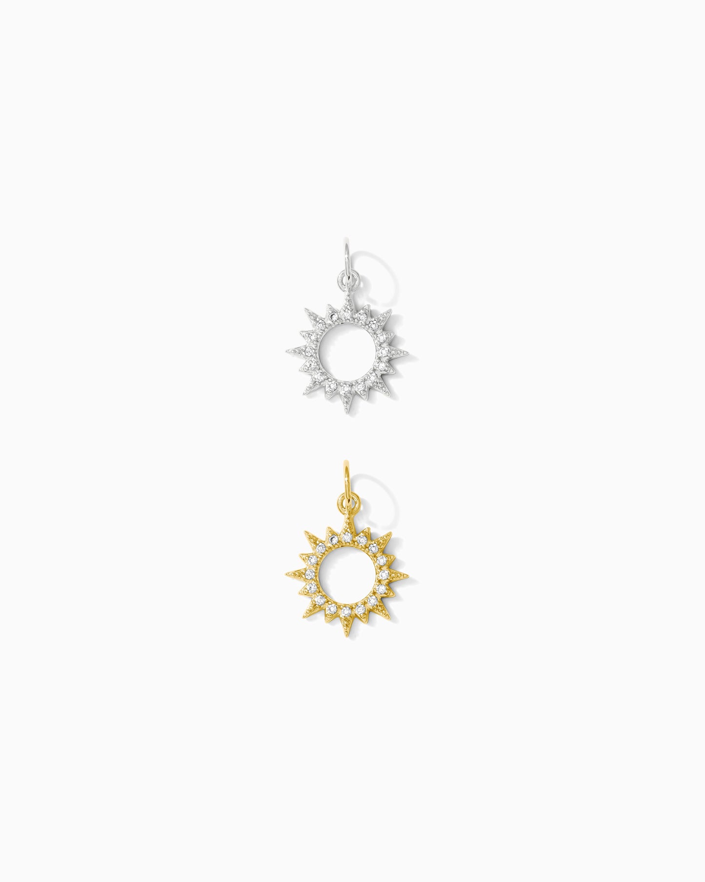 Pave Sun Ray Charm, CH76