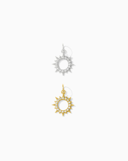 Pave Sun Ray Charm, CH76