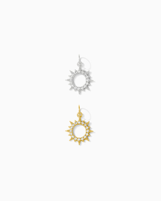 Pave Sun Ray Charm, CH76