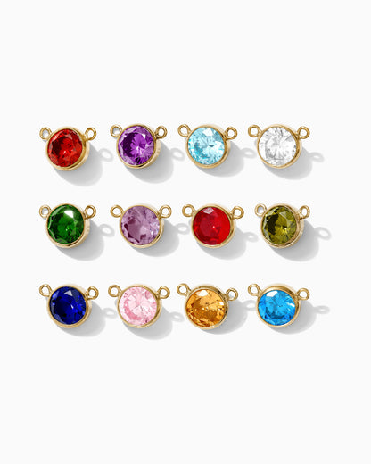 6mm 10-2 Birthstone Connector, CN163