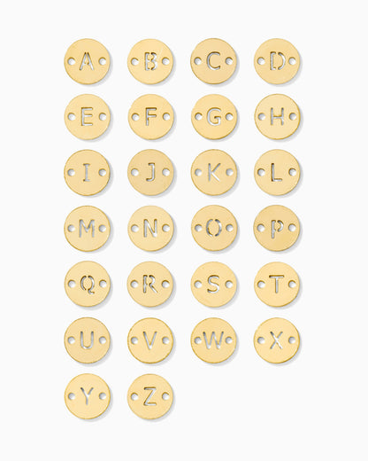 14k Gold Filled Letter Connector, CN196