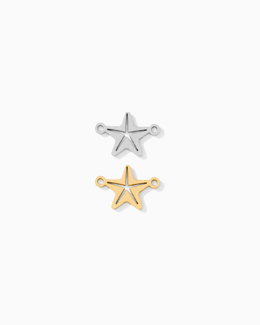 Starfish Connector Charm, CN354
