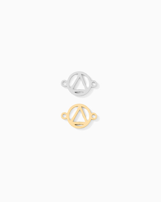 Sobriety Connector Charm, CN359
