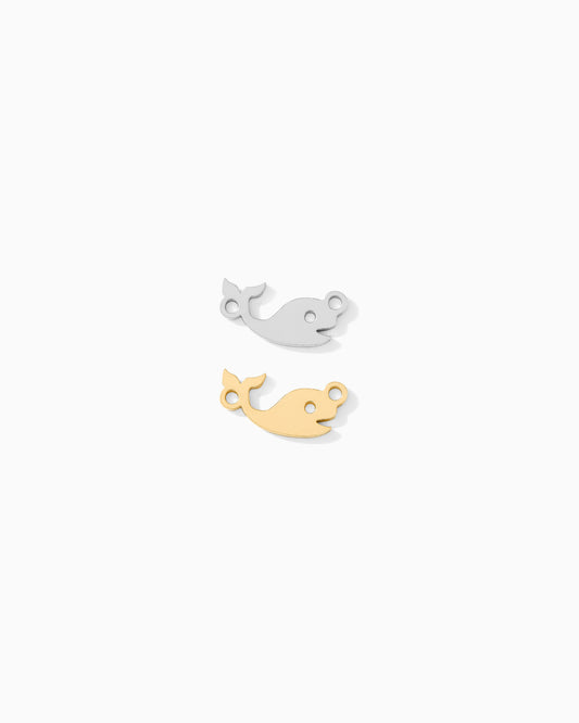 Whale Connector Charm, CN374