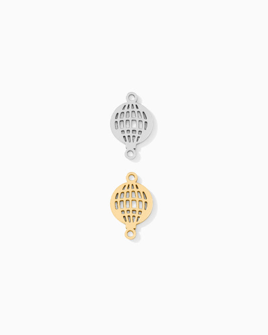 Disco Ball Connector Charm, CN376