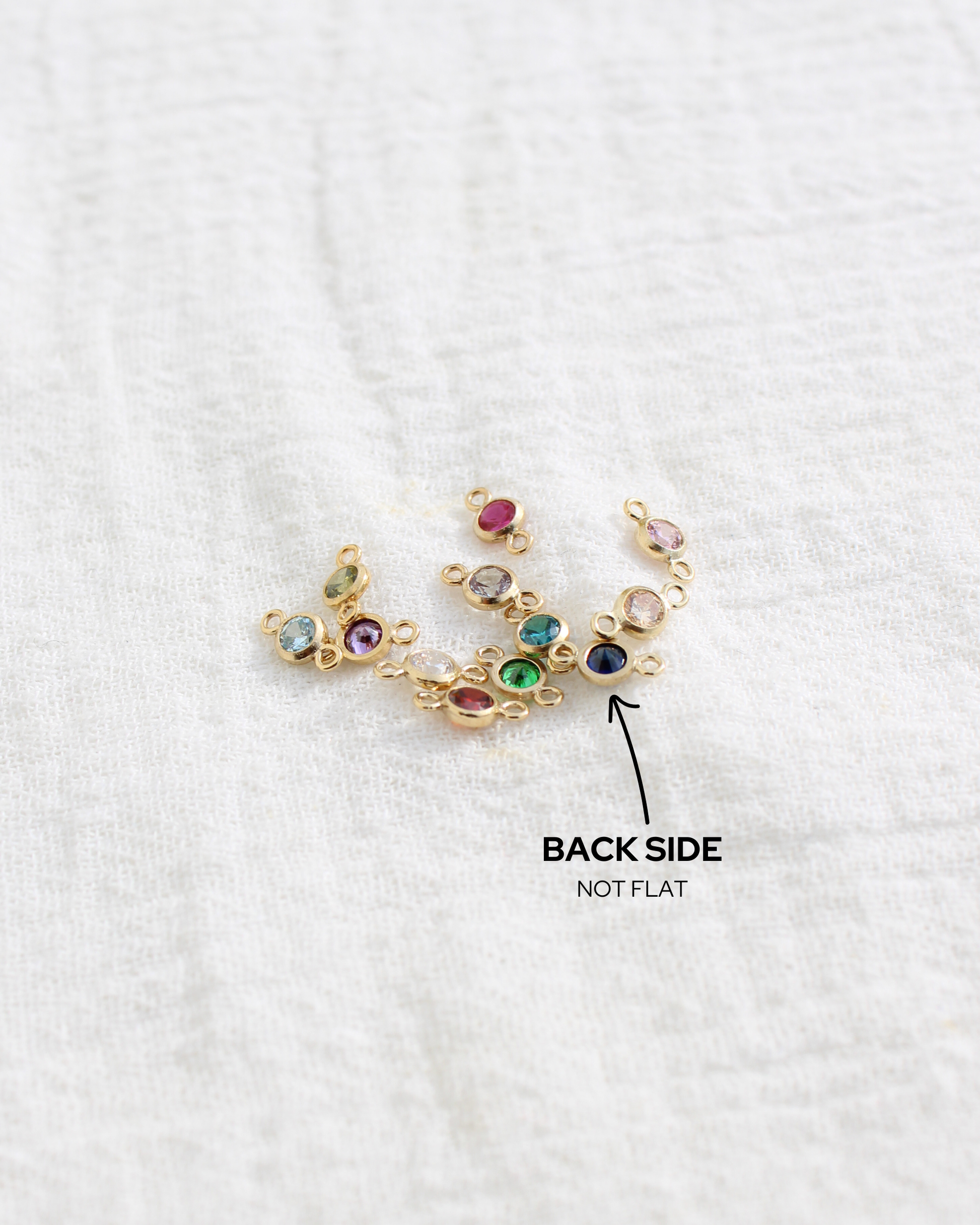3mm Birthstone Connector, CN115