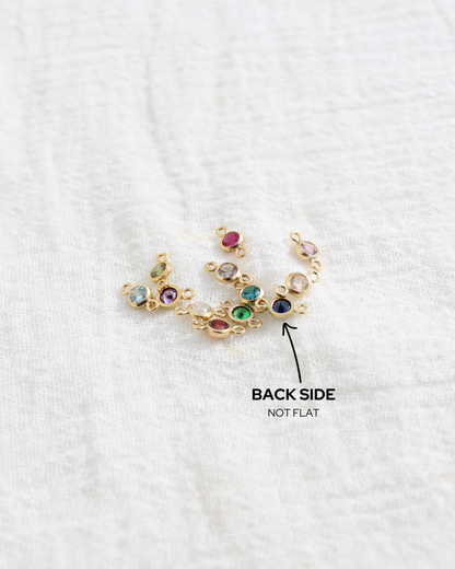 3mm Birthstone Connector, CN115