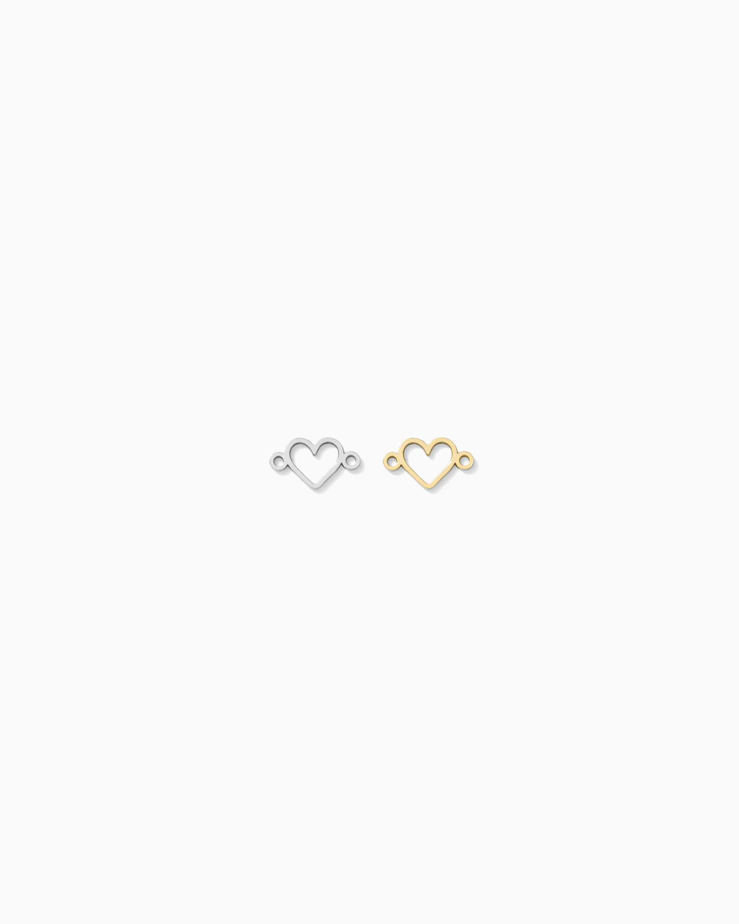 Mini Heart Outline Connector, CN470