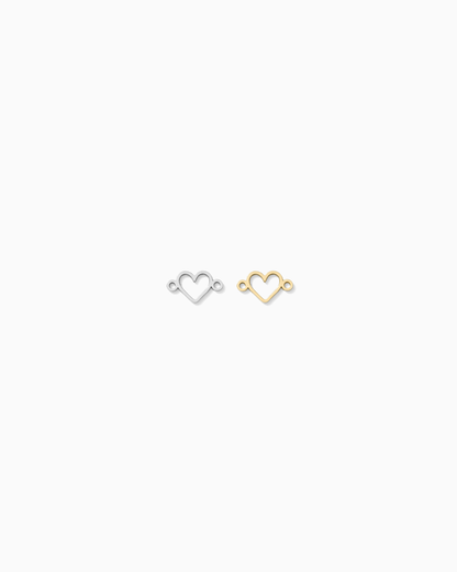 Mini Heart Outline Connector, CN470