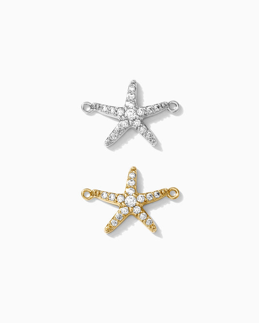 Starfish CZ Pave Connector, CN80