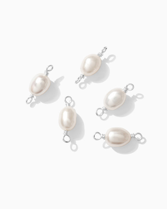 5 Pack Freshwater pearl Connector, CN92