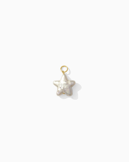 White Pearl Star Charm, CH283