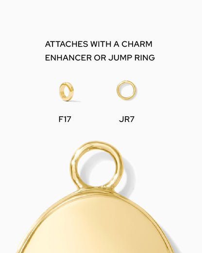 Rain Cloud with Cubic Zirconia Charm, CH300