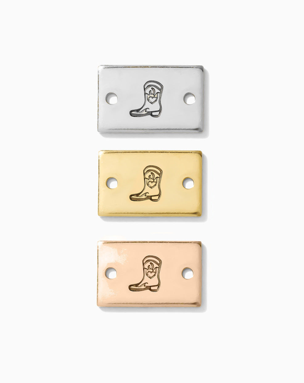 Cowgirl Boot Mini Bar Connector, SCN508