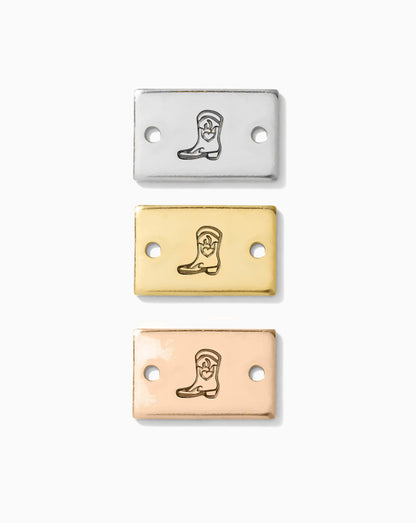 Cowgirl Boot Mini Bar Connector, SCN508