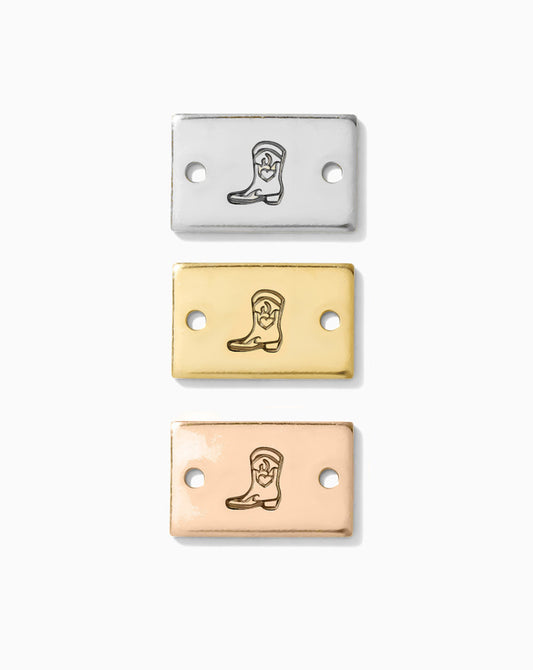 Cowgirl Boot Mini Bar Connector, SCN508