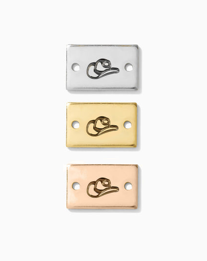 Cowgirl Hat Mini Bar Connector, SCN508
