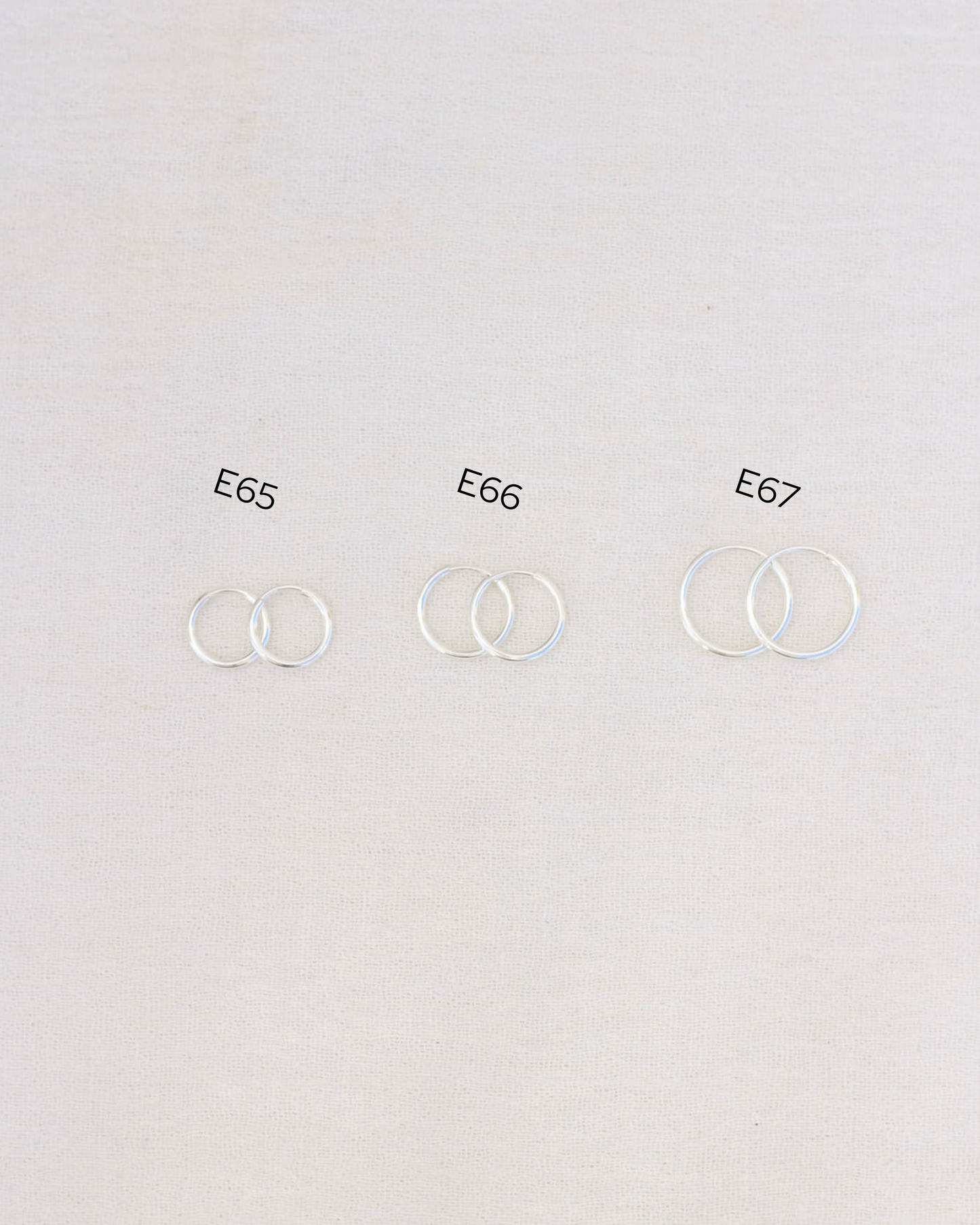 1.25x14mm Endless Hoop Earrings, E67
