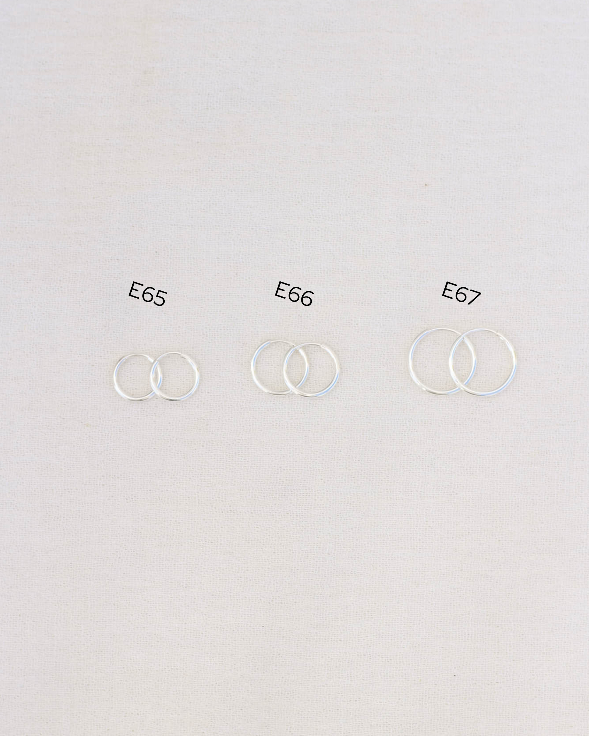 1.25x14mm Endless Hoop Earrings, E67