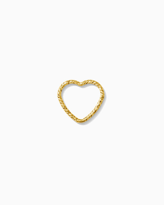 Sparkle Wire Heart Connector, CN204