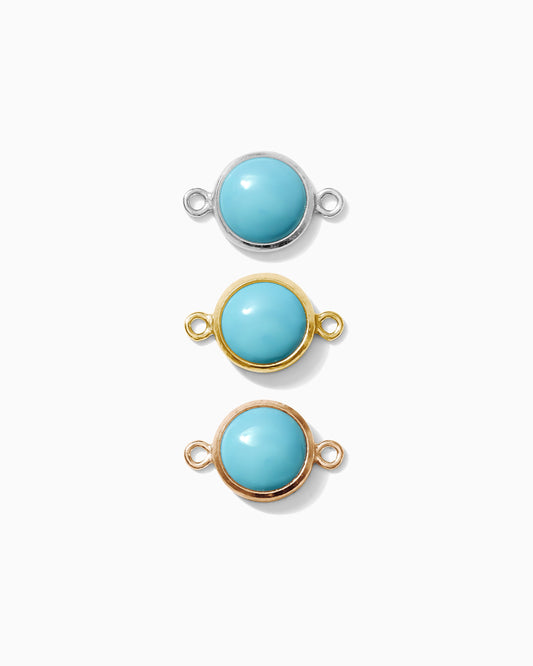 6mm Turquoise Connector, CN202
