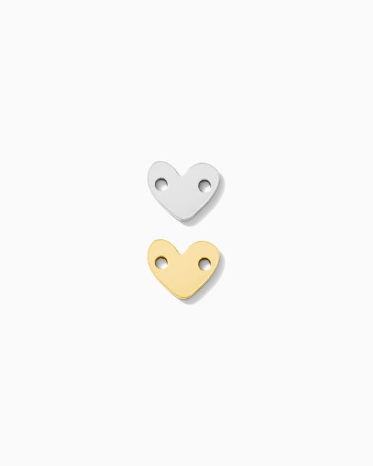 5x6mm Asymmetrical Heart Connector, CN232