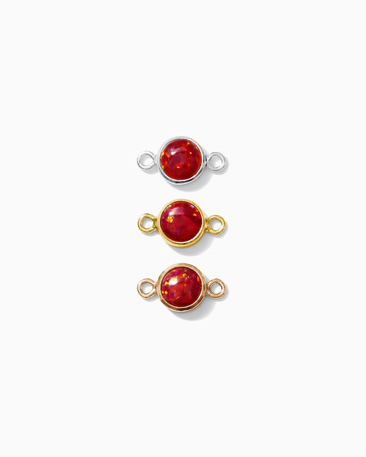 4mm Red Opal Connector, CN236