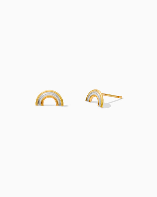 Rainbow Stud Earrings, E20