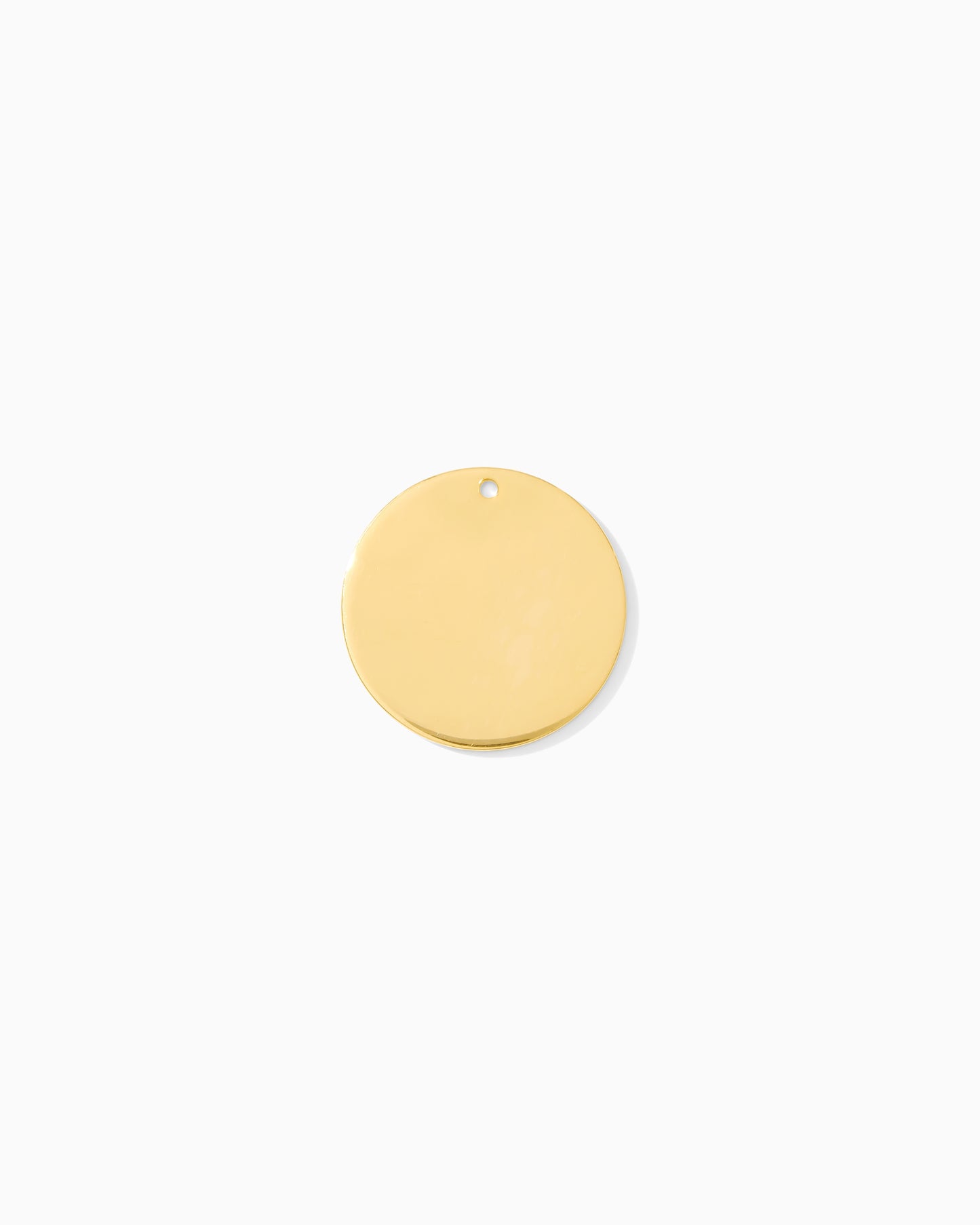 15.9mm Blank Disc Charm, B72