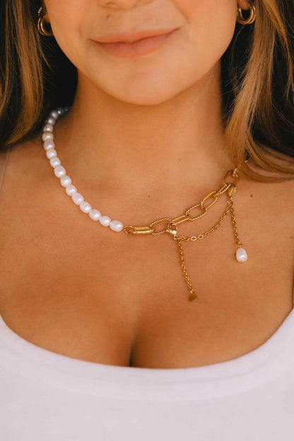 Chain with Pearl Charm, CH292