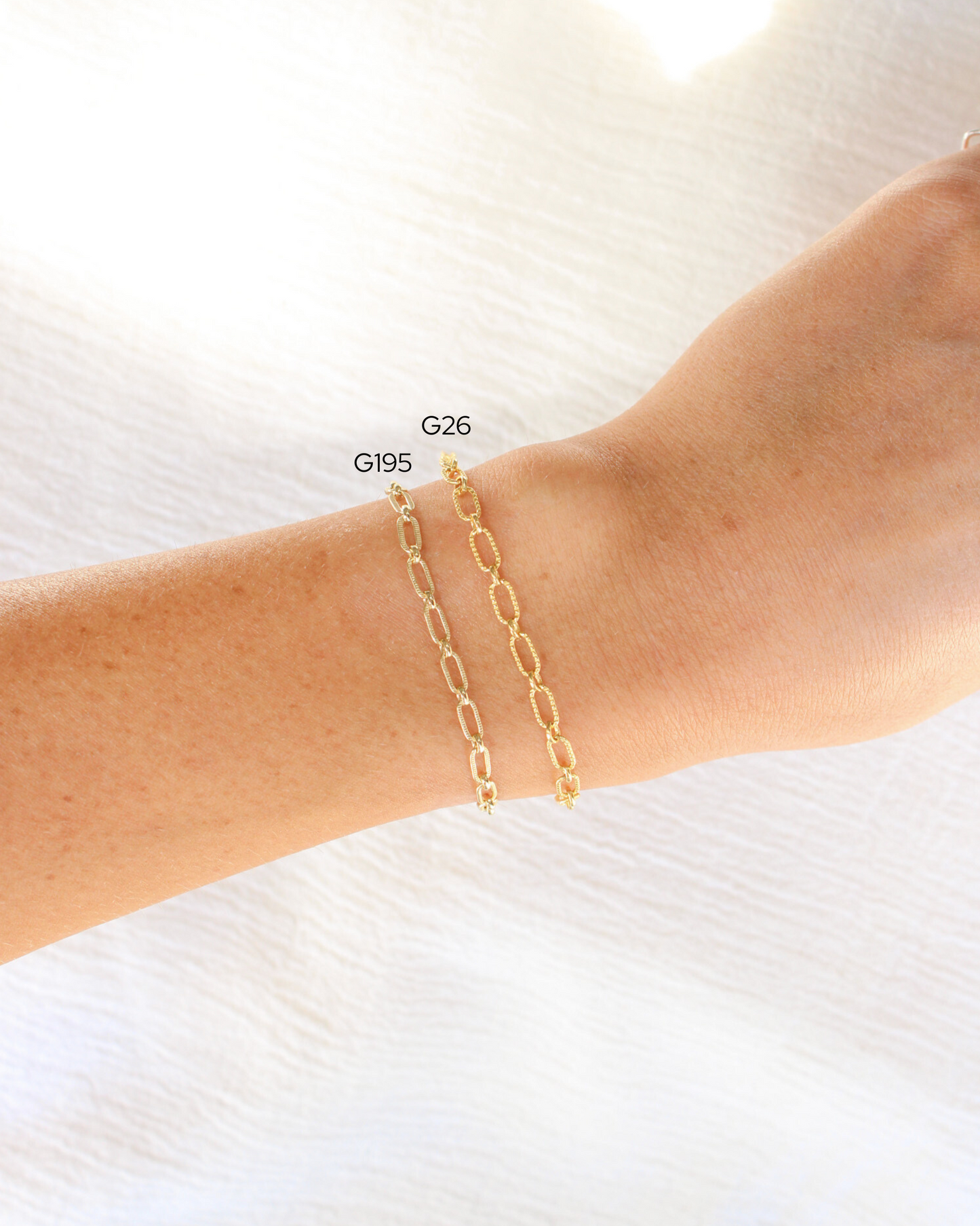 3mm Patterned Long and Short Chain, G195