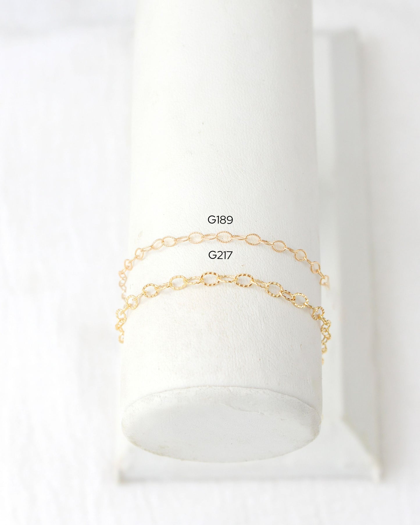 2.6mm Flat Patterned Cable Chain, G217