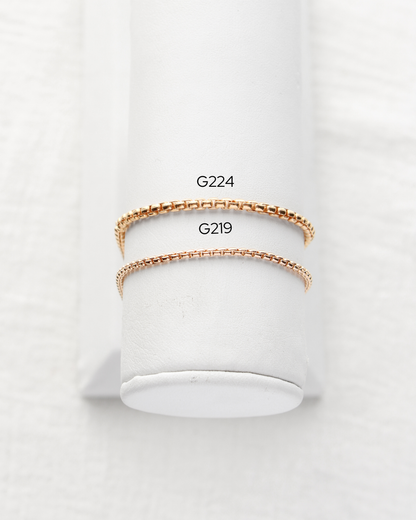 2.3mm Round Venetian Rolo Chain, S224, G224