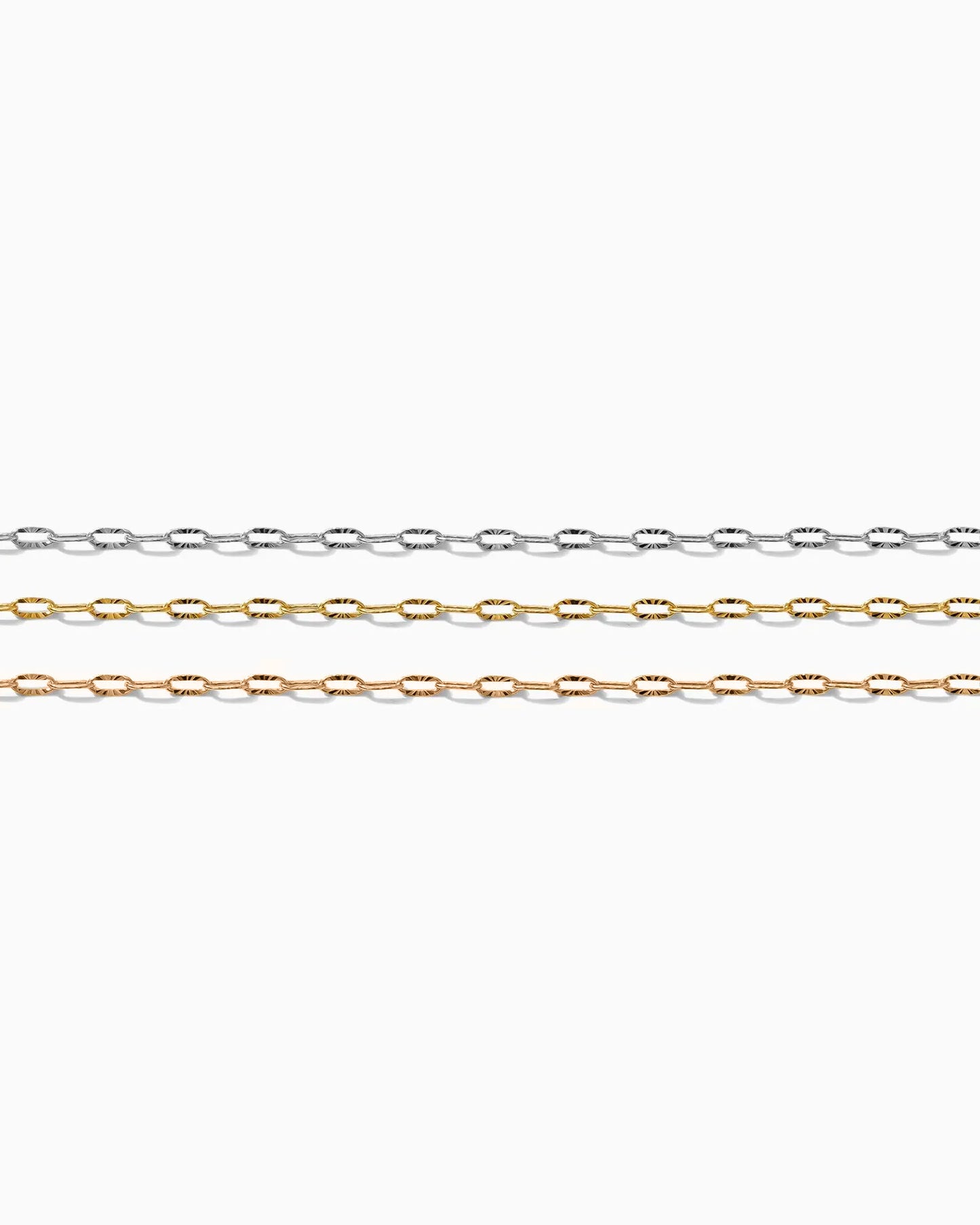 1.4mm Patterned Cable Chain, S64, G64, R64
