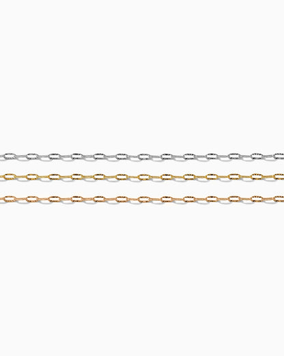 1.4mm Patterned Cable Chain, S64, G64, R64