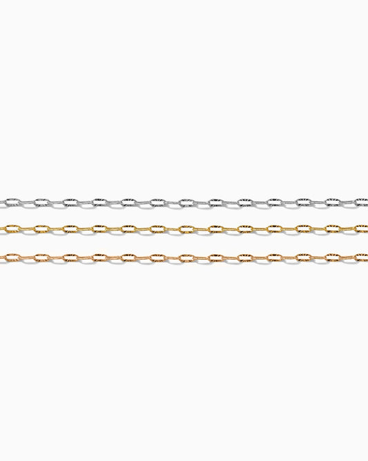 1.4mm Patterned Cable Chain, S64, G64, R64