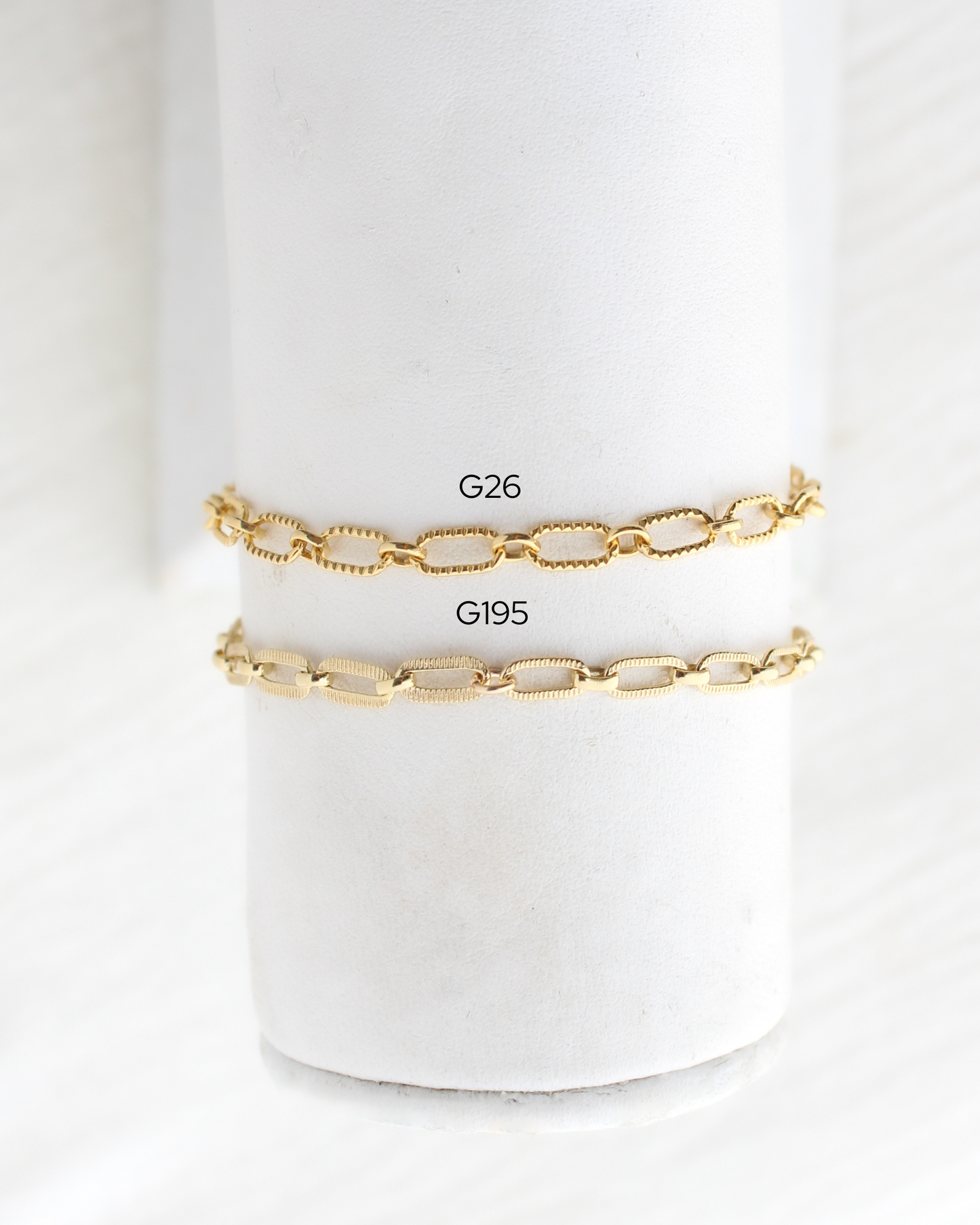 3mm Patterned Long and Short Chain, G195