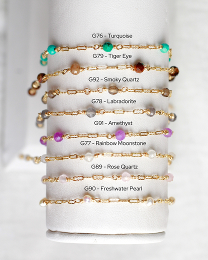 Genuine Freshwater Pearl with Krinkle Chain, S90, G90