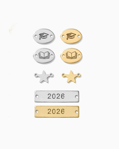 Graduation Connector Pack - Silver & Gold